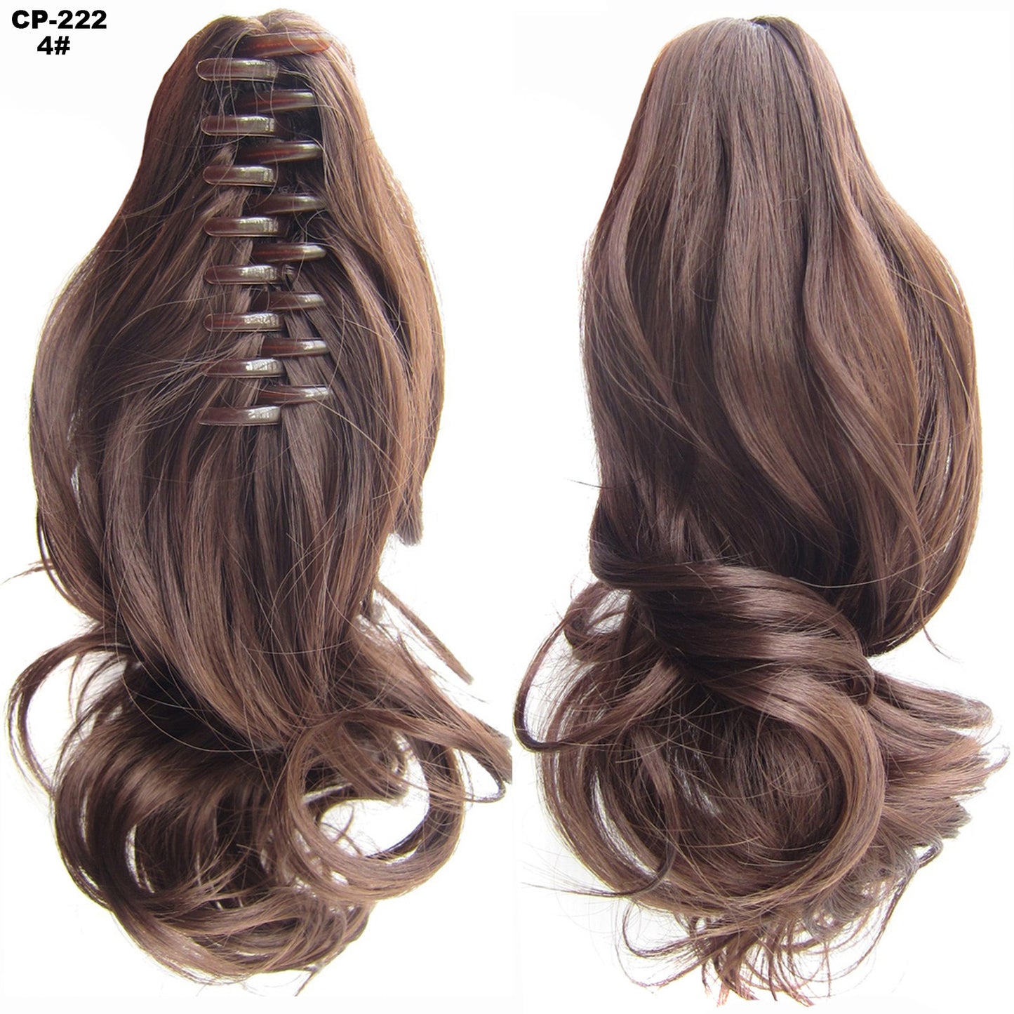 Long Wave Ponytail Wrap Around Ponytail Clip In Hair Headwear Gray Hairpiece Natural Extensions My Store