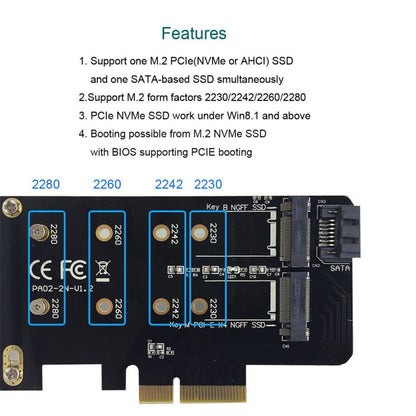 M.2 SSD adapter card expansion card My Store