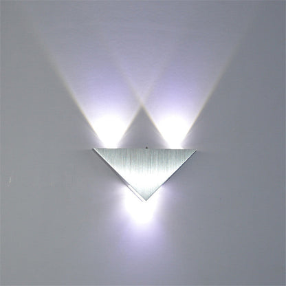 TV light triangle wall light triangle