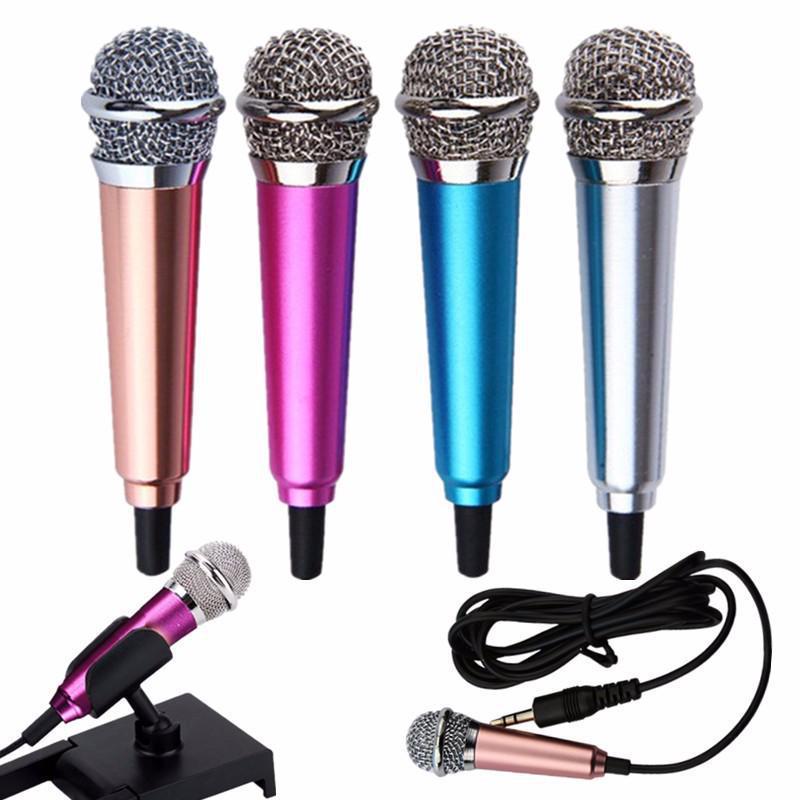Mini Karaoke Condenser Wired 3.5mm Microphone Mic Mobile Phone For Android My Store