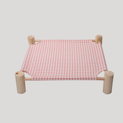 Removable And Washable Solid Wood Pet Dog Bed 3080