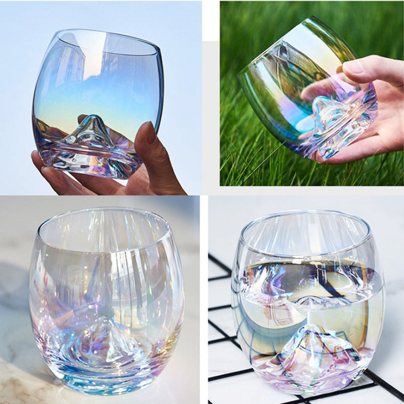 Nordic Colorful Glass Rainbow Glass Family Drinking Water Cup Dazzling Cup My Store