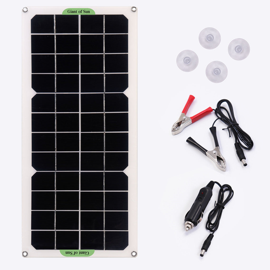 Solar Panel Car Van Caravan Camper Monocrystalline Portable Battery Charger My Store