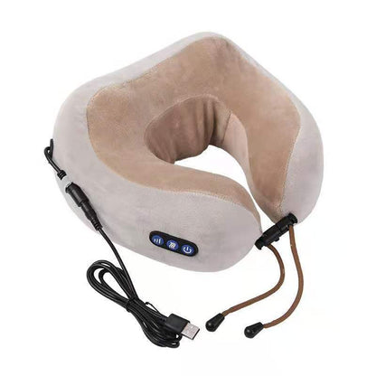 U Shaped Massage Pillow Neck Massage Device Electric Neck Massager Apparatus Shoulder Back Cervical Massager For Body Relaxation 3080