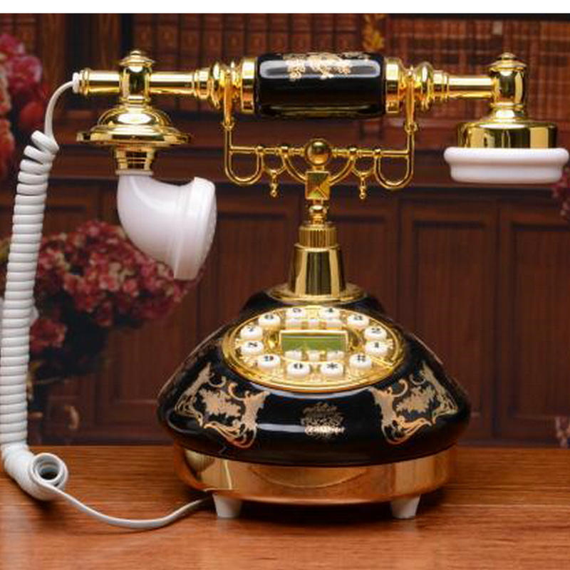 European High-end Retro Ceramic Telephone My Store