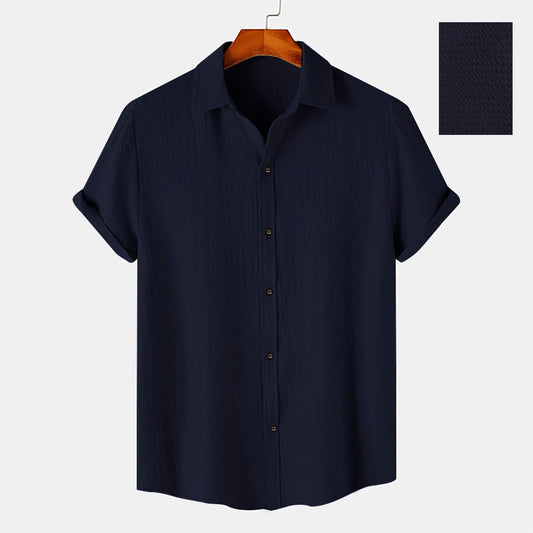 Men Casual Wear Cotton Structured Shirt Dropshipera