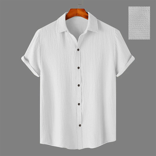 Men  Casual Wear Cotton Structured Shirt Dropshipera
