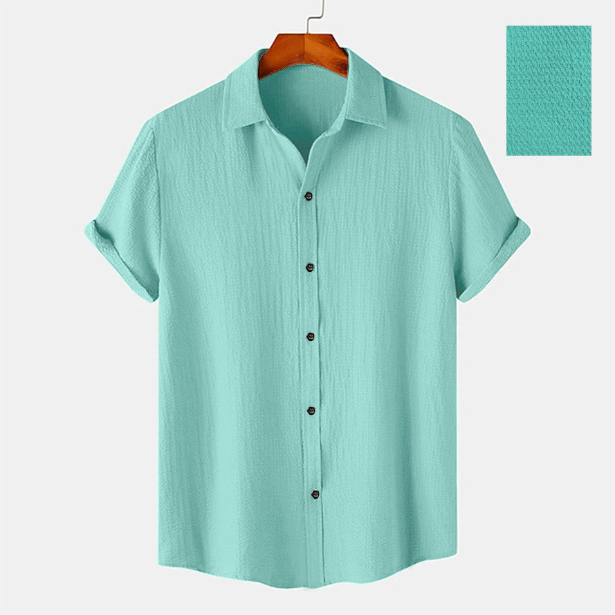 Men  Casual Wear Cotton Structured Shirt Dropshipera