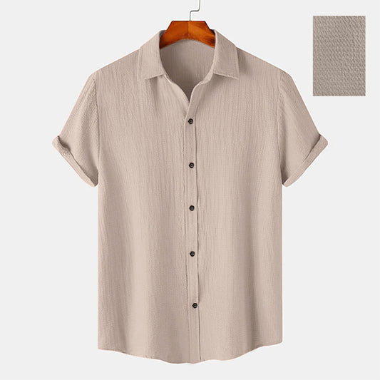 Men Casual Wear Cotton Structured Shirt Dropshipera