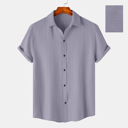 Men  Casual Wear Cotton Structured Shirt Dropshipera