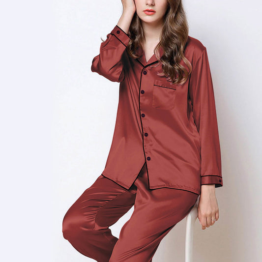 Luxury Japanese Satin Silk Night Suit - Elegance Meets Comfort Dropshipera