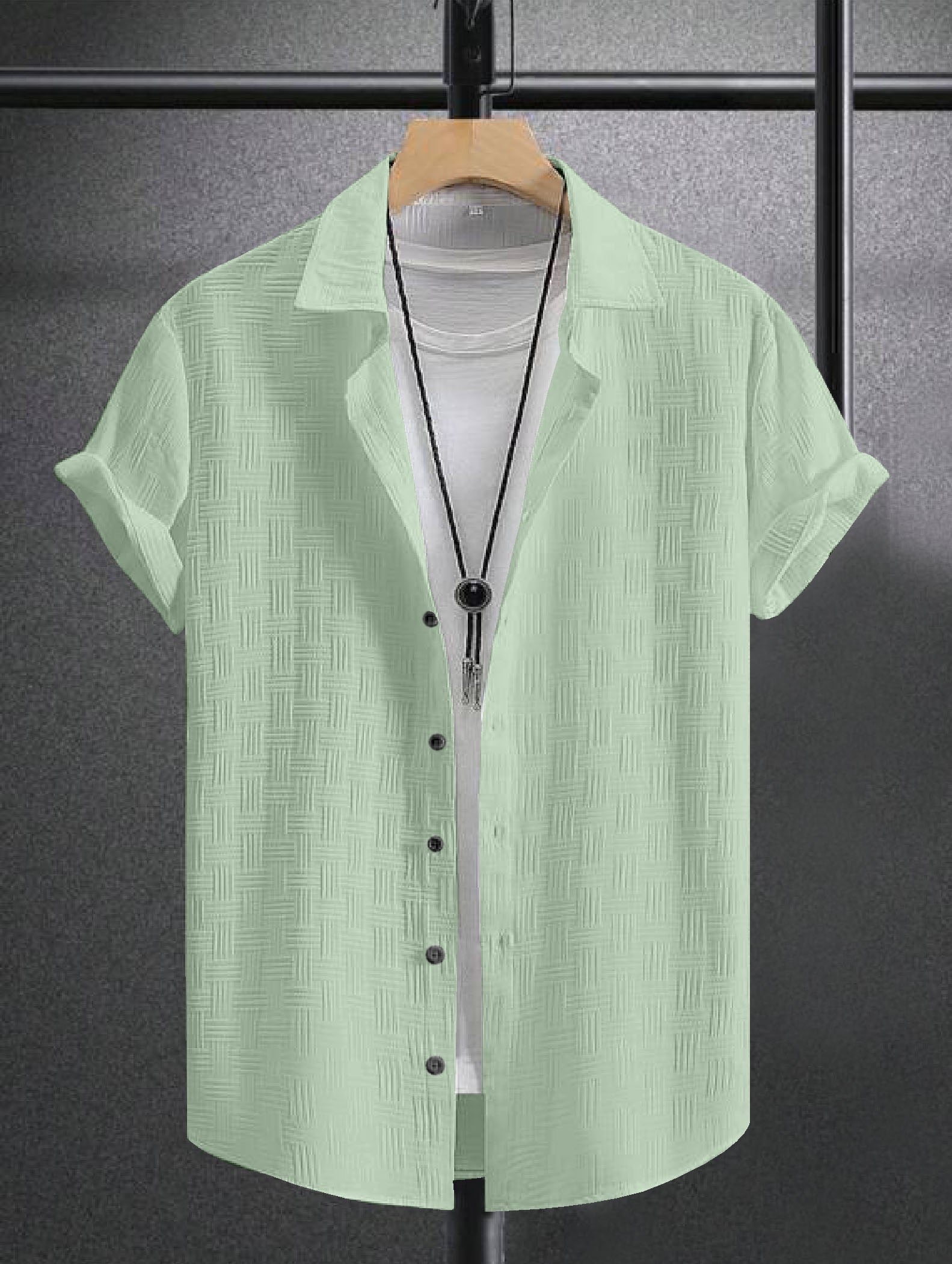Pista Colour Men's Casual Wear Short Sleeve Shirt Dropshipera