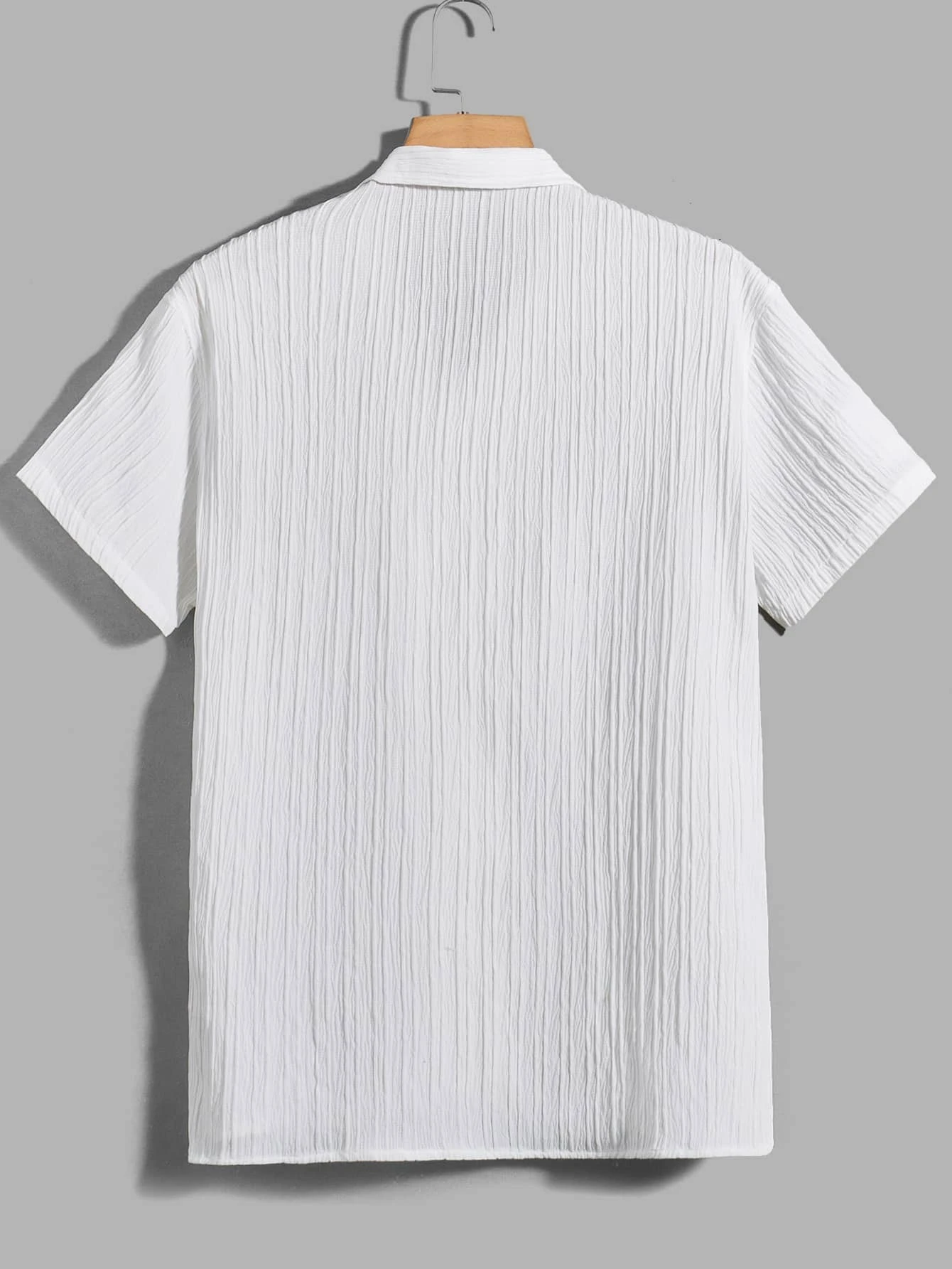 White Color Half Sleeves Regular Fit Formal Shirt for Men Dropshipera