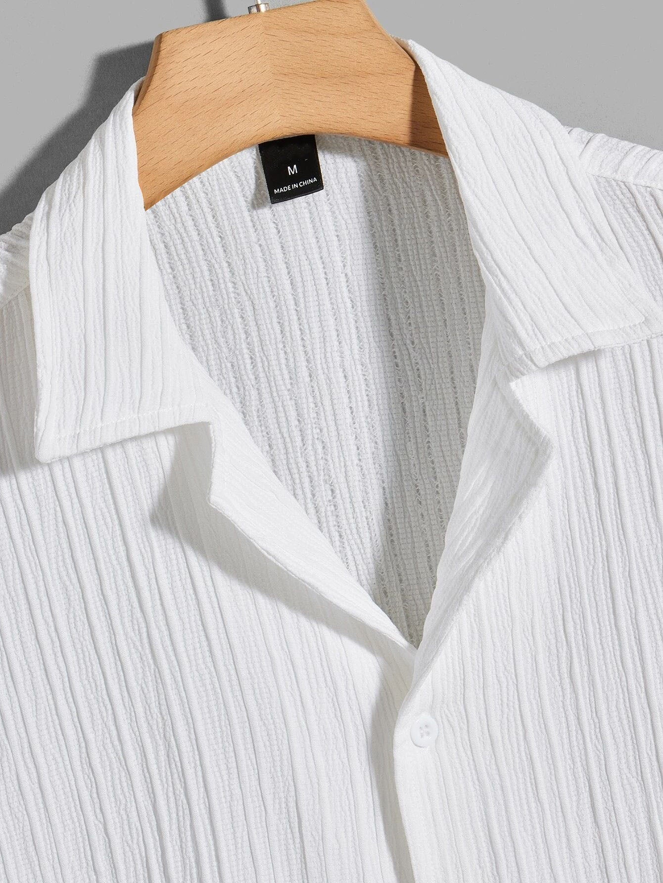 White Color Half Sleeves Regular Fit Formal Shirt for Men Dropshipera