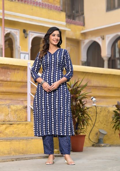Blue Color Beautiful and Stylish Kutra set with Pant and Dupatta Dropshipera