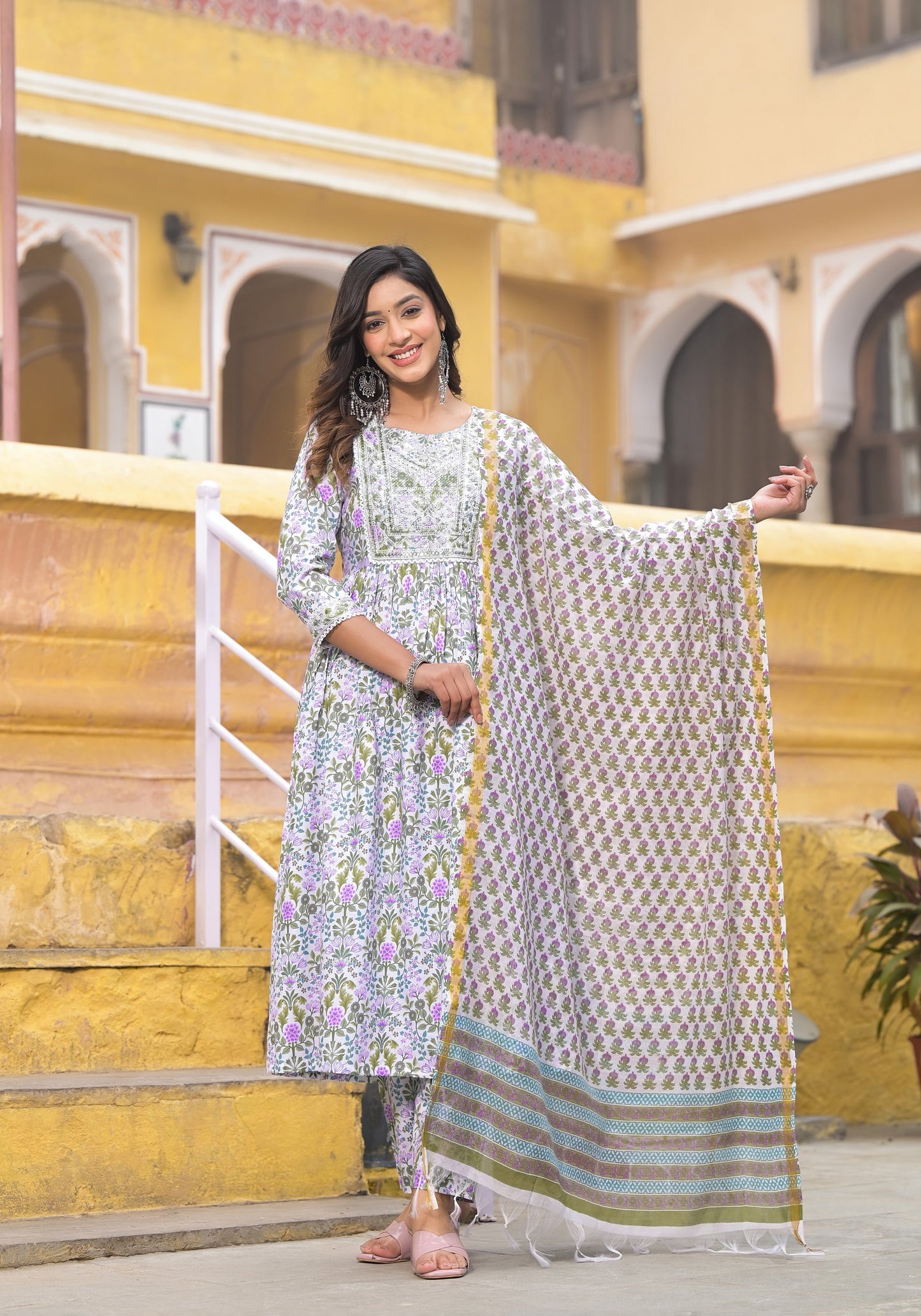 Simple and Attractive Daily Wear Kurta Set For Women Dropshipera