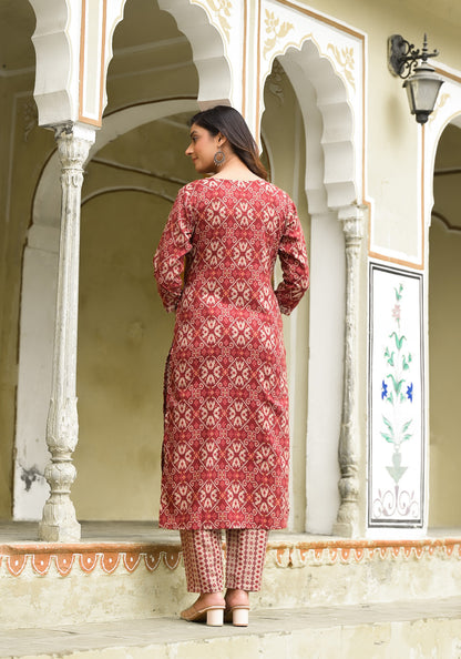 Beautiful and Simple Daily wear Kurta set With Dupatta and Bottom Dropshipera