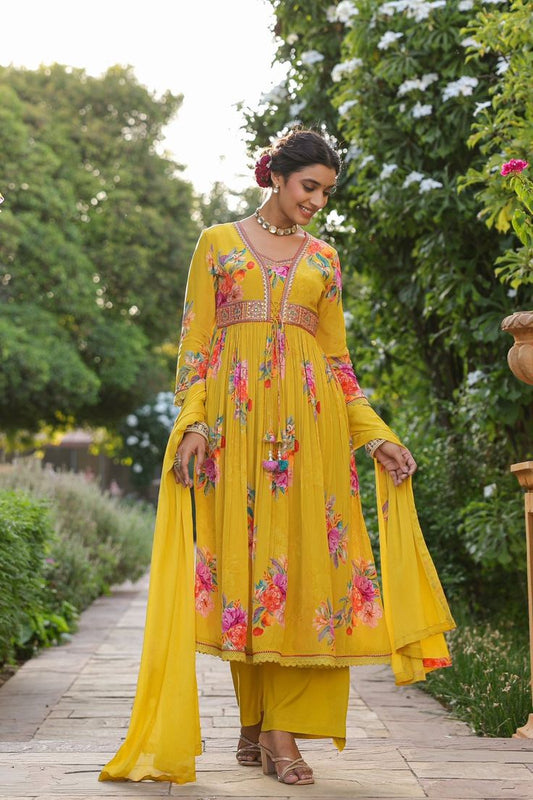Women's Viscous Rayon  Kurta Set With Printed Dupatta Dropshipera