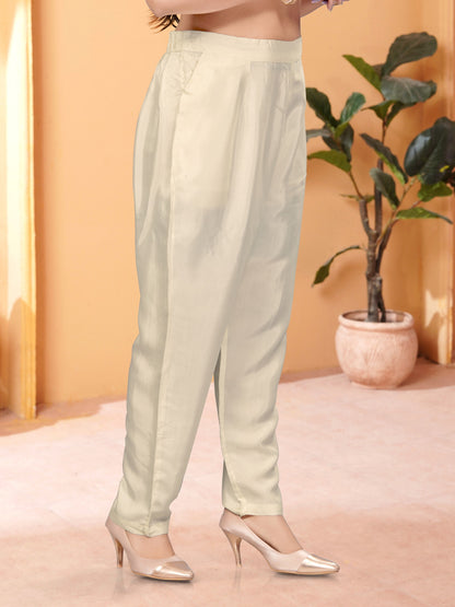 Beautifull Suit With Heavy Work  On Kurta And Floral Dupatta Dropshipera