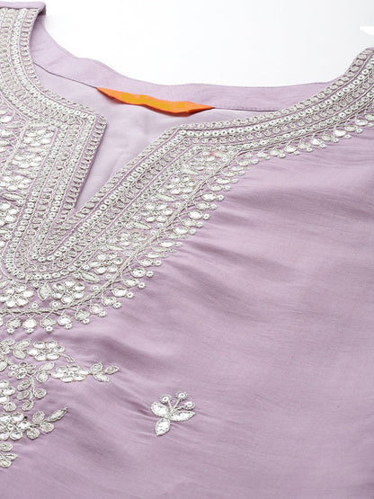 Designer Embroidery Kurta With Pant And Beautiful  Dupatta Dropshipera