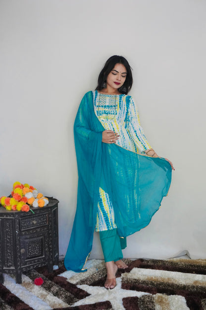 New Beautiful Design Rayon Suit With Pant Dropshipera