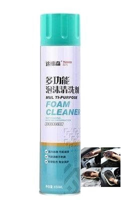 Brush with Foaming Car Interior Cleaner Multipurpose Foam Cleaner Spray Mojo
