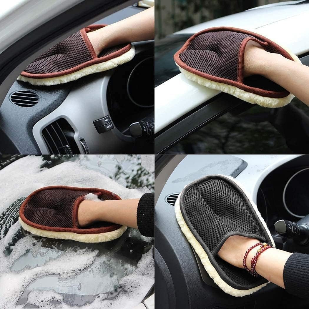 Brush with Foaming Car Interior Cleaner Multipurpose Foam Cleaner Spray Mojo