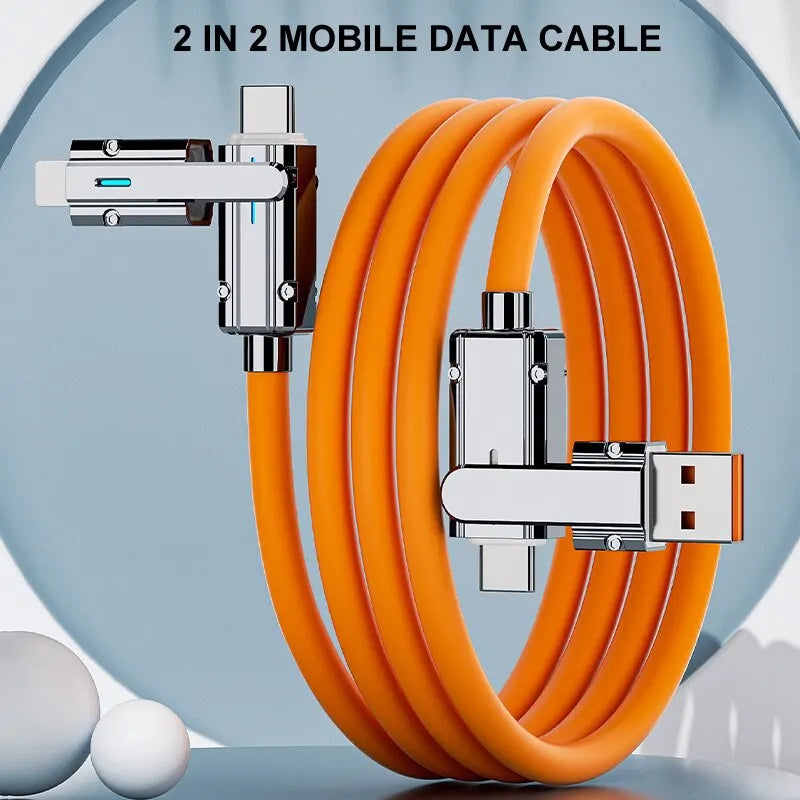 4 in 1 data cable & Accessories With USB Type-C Mojo