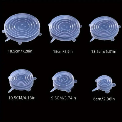 Silicone Lid Set Of 6 Mojo