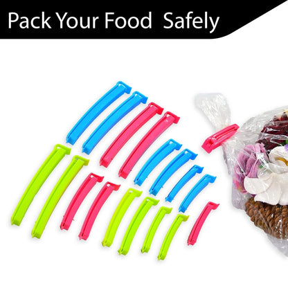 Plastic Bag Food Clips (18 Pcs) Mojo