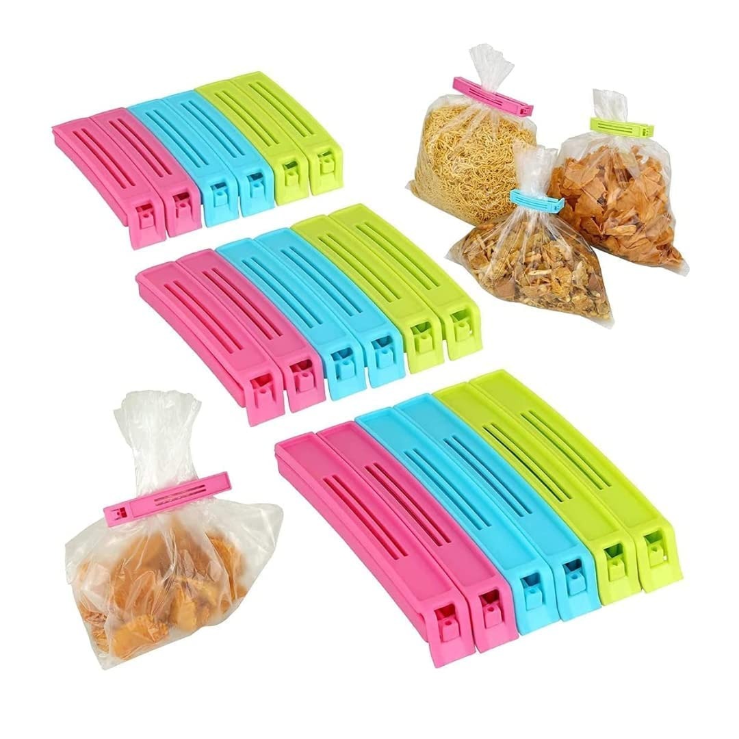 Plastic Bag Food Clips (18 Pcs) Mojo