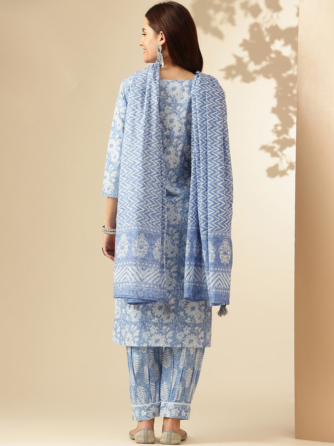 Women's Rayon Kurta Set With Printed Dupatta Set Dropshipera