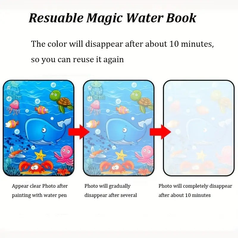 Magic Water Book With Pen Mojo