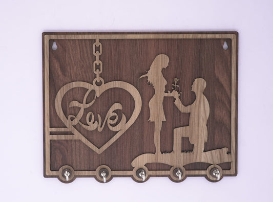 Love Wooden Keyholder 18309