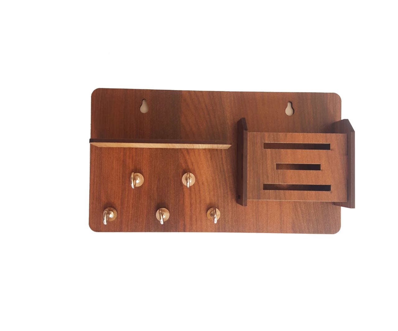 3 Lines Wooden Phone Stand & Keyholder 18309