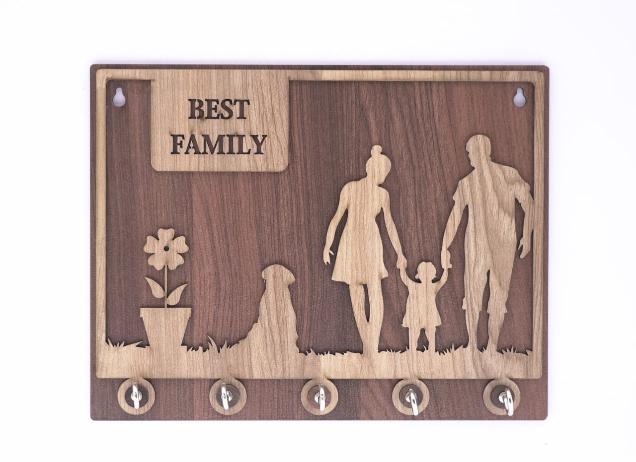 Best Family Wooden Keyholder 18309