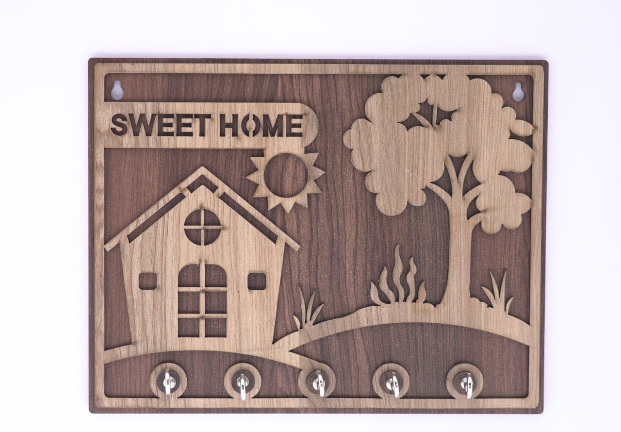 Seeet Home Wooden Keyholder 18309