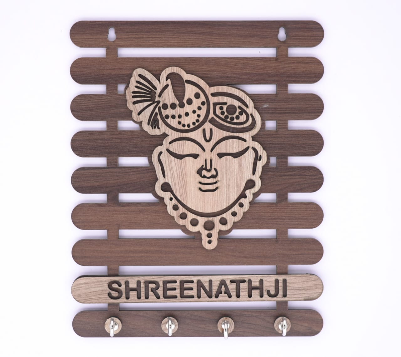 ShreenathJi Wooden Keyholder 18309