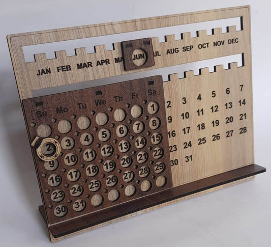 Wooden Life Time Calendar 18309