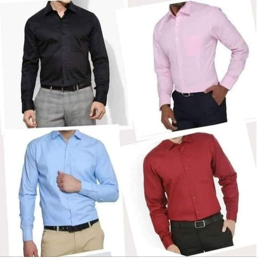 Combo of 4 Casual Shirts for Men (Multicolor, S) 18626