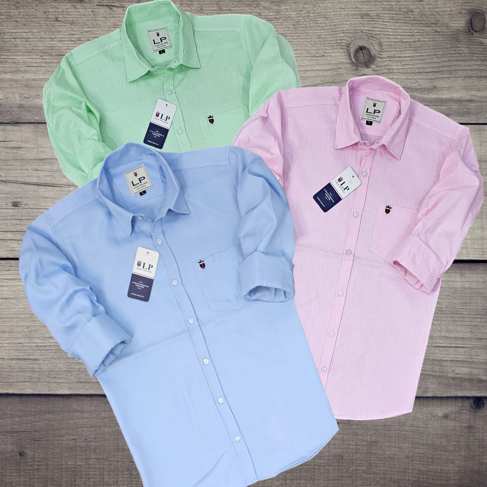 Full Sleeves Solid Shirt for Men (Multicolor, M) 18893