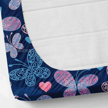Super Soft Glace Cotton All Round Elastic Fitted Double Bed Bedsheet with 2 Pillow Covers-72x78x8 20027