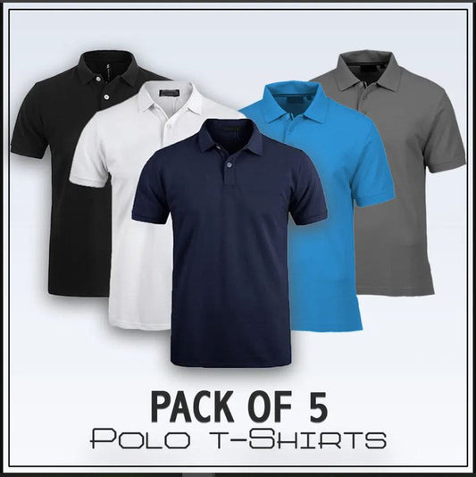 pack of 5 polo tshirt (Vason) 18626
