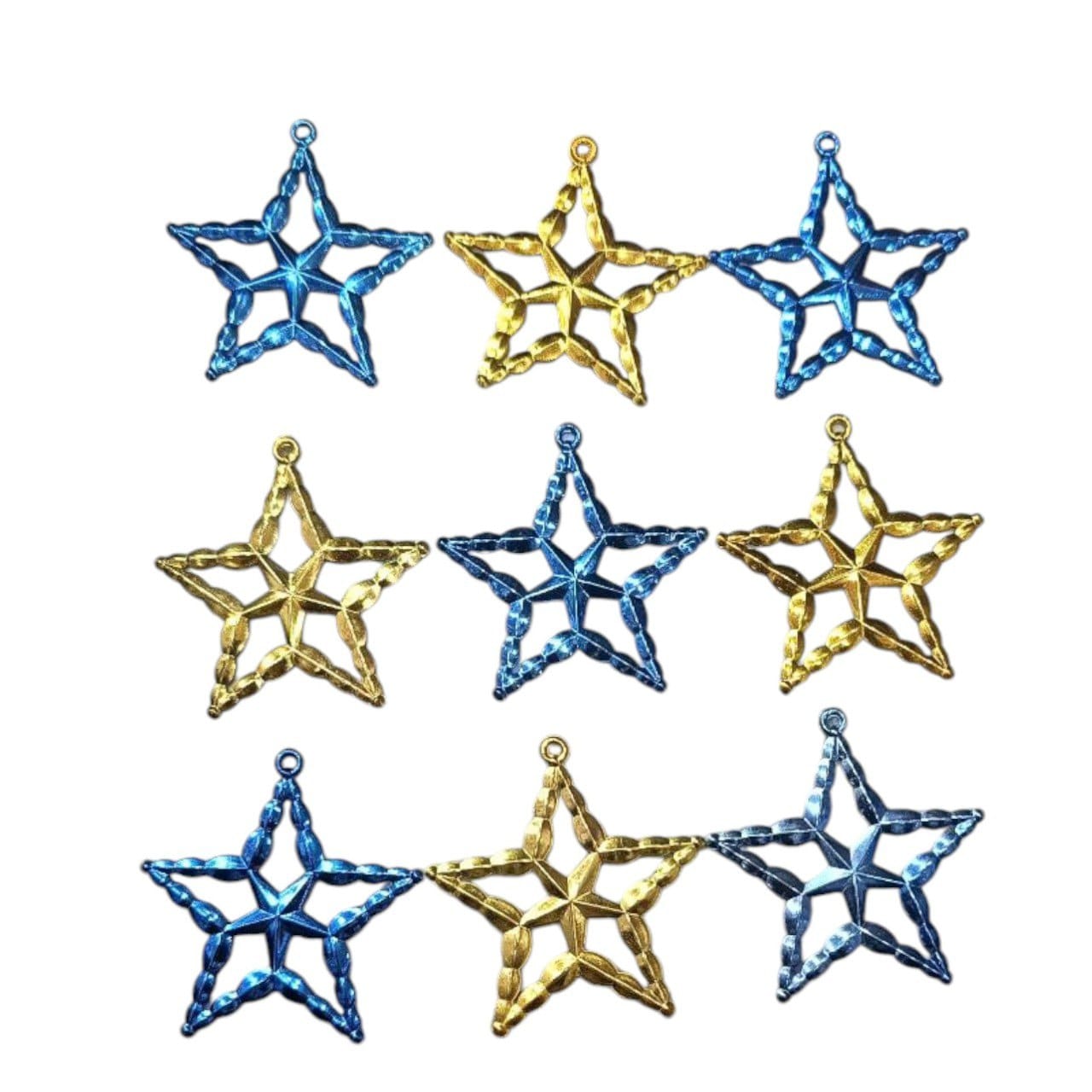 180 Pcs Small Starfish Star (Blue & Yellow) - My Fashion Sell