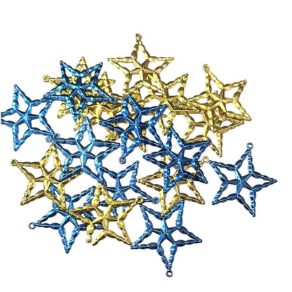 180 Pcs Small Starfish Star (Blue & Yellow) - My Fashion Sell