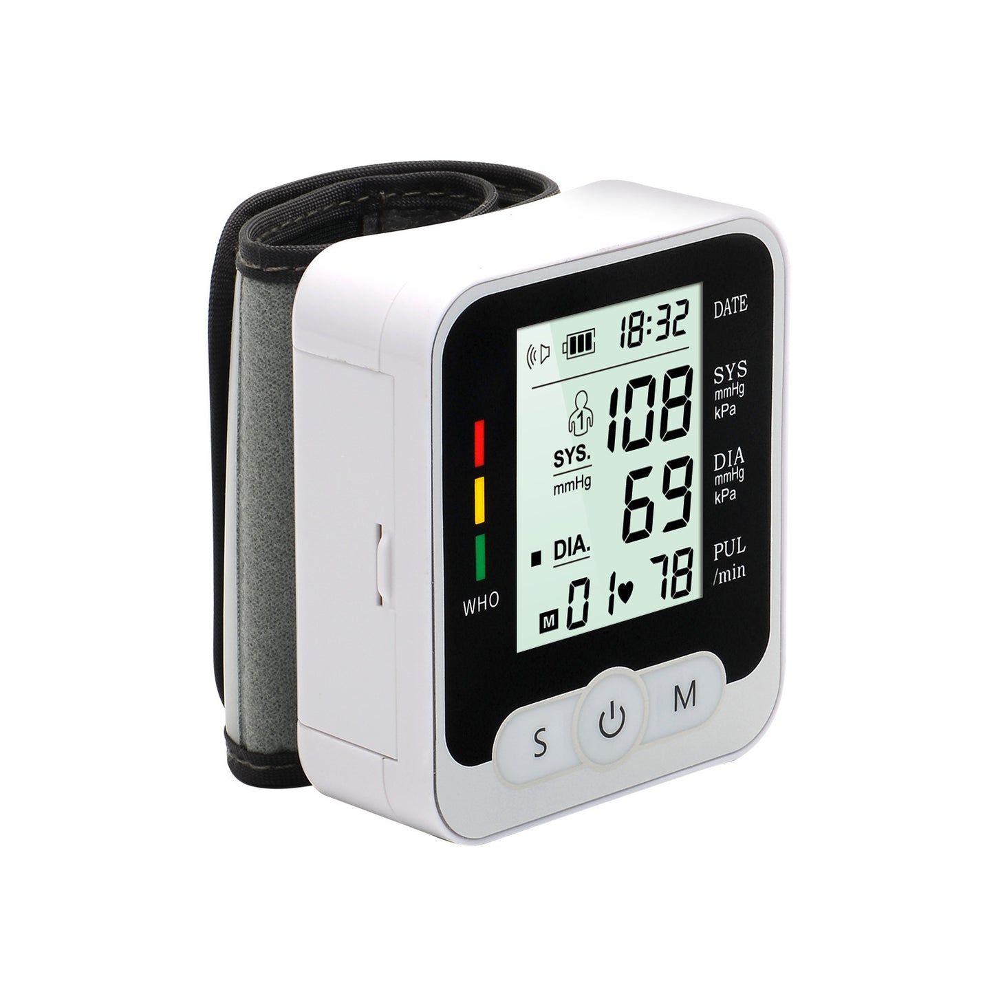 Blood Pressure BP Monitor Automatic Arterial Tensiometro Sphygmomanometer My Store