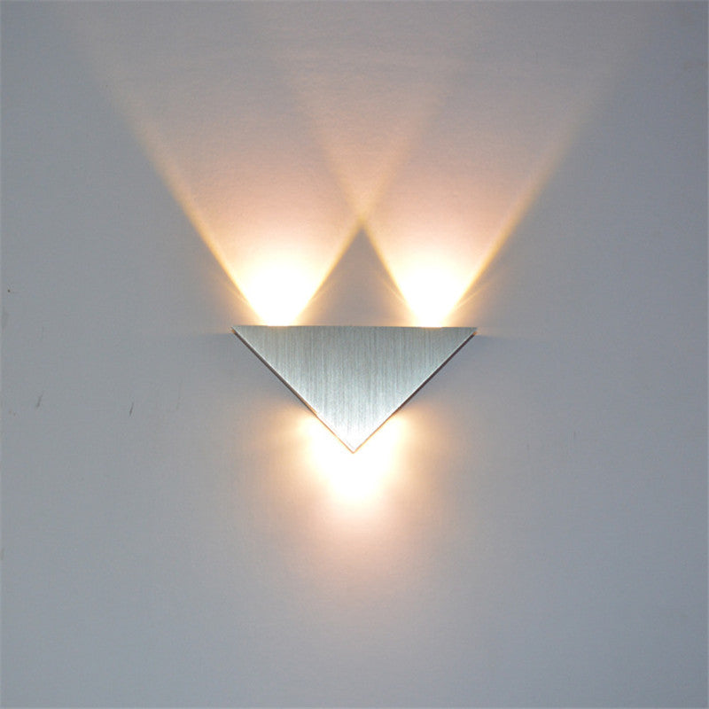 TV light triangle wall light triangle