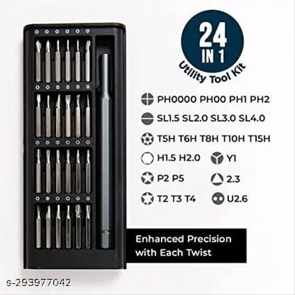 24 - in - 1 Precision Screwdriver Set with 24 Alloy S2 Steel Bits,Repair Tool Kit - My Fashion Sell