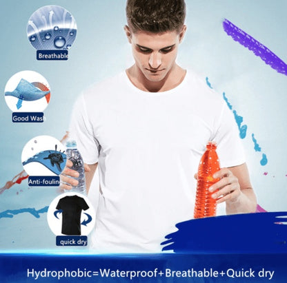 Quick-drying Waterproof Anti-fouling T-shirt Couple Half Sleeve Bottoming Shirt My Store