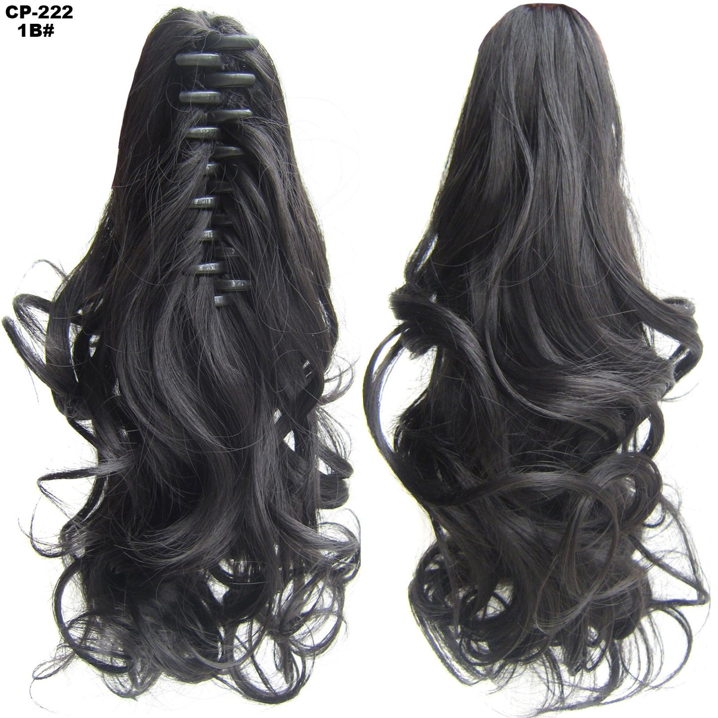 Long Wave Ponytail Wrap Around Ponytail Clip In Hair Headwear Gray Hairpiece Natural Extensions My Store